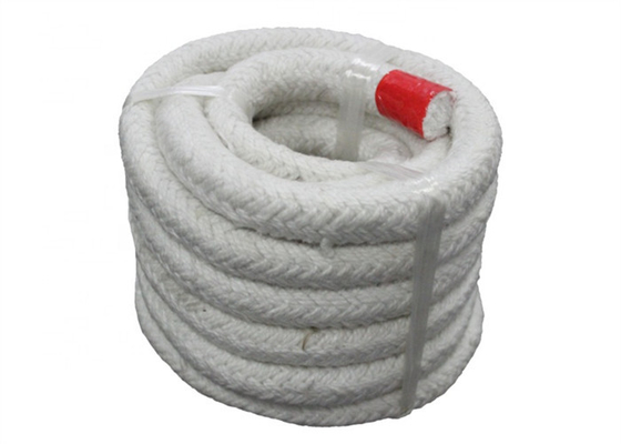 Белой веревочка керамического волокна ткани волокна заплетенная набивкой сальника заплетенная квадратом